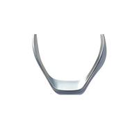Automobile Per B&MW Serie 3 F30 F32 F34 2013-2019 Pannello Decorativo Per Volante Auto JUNOOS(Argento)