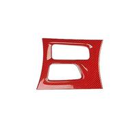 Automobile Per Dodge Per Charger 2016 2017 2018 2019 2020 2021 Rivestimento Del Pannello Di Controllo Centrale Del Cambio JUNOOS(Red Carbon)
