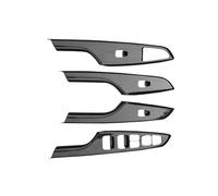Automobile Per Hyundai Per Kona SUV Per N-line 2018-2022 Pulsante Bracciolo Della Portiera Pannello Rivestimento In Fibra Carbonio Per Auto JUNOOS