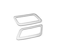 Automobile Per N&issan Per X-Trail T32 2013-2021 Per Qashqai J11 2014-2021 Coperture Bocchette Dell'aria Condizionata 2 Pezzi Copertura Bocchette Dell'aria JUNOOS(Stainless Silver)