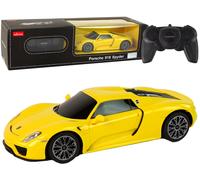 Automobile R/C Porsche 918 a controllo remoto giallo 1:24