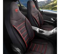 Automobile Rivestimenti Sedili Adatto A per VW T4 T5 T6 IN Nero Rosso Pilot 4.2