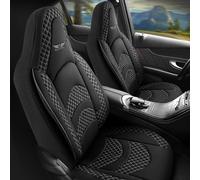 Automobile Rivestimenti Sedili Adatto A per VW Tiguan Nero Grigio Pilot 3.1