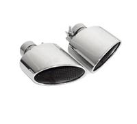 Automobile Tubo Scarico 1 Paio 2 Pezzi Per A4 A5 A6 A7 S3 S4 S6 S5 S7 Aggiornamenti Scarico RS3 RS4 RS5 RS6 RS7 Terminale Di Punte Ugello(Silver1)