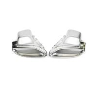 Automobile Tubo Scarico Terminale Di Scarico Marmitta Per Mercedes Per Benz W205/W212 C180 C200 C250 C300 C450 C43 E43 GLE43(Argento)