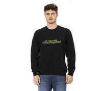 Automobili Lamborghini Black Cotton Men's Sweater - M