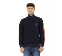 Automobili Lamborghini Blue Polyester Men Sweatshirt - XL