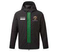 Automobili Lamborghini Squadra Corse Team - Giacca leggera, colore: Nero, nero, X-Large