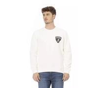 Automobili Lamborghini White Cotton Men's Sweater - L