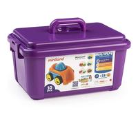 Miniland Minimobil Go & Job 12 Cm 10 Units Multicolor Bambini