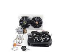 Automotive 12V 24V A/C Aria Condizionata Evaporatore Radiatore Compressore Kit for Auto Camion Van Trattore Scavatrice Camper AC parti Per camion, autobus(24V Single cool)
