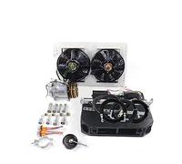 Automotive 12V 24V A/C Condizionatore d'aria ， Kit compressore radiatore evaporatore for auto Camion Van Trattore Scavatore Camper Ricambi AC Per camion, autobus(24V Single cool)