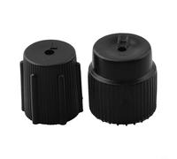 Automotive AC Valve Cap Ricambio Set 16mm Alta Pressione e 13mm Bassa Pressione ABS Plastica Kit Due Pezzi