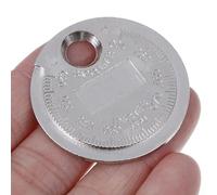 Automotive Accensione Spark Gap Tool Materiale in acciaio al carbonio per 0,1 cm a 0,3 cm Gamma di regolazione Doppia scala Tipo di moneta Feeler Gauge
