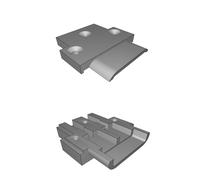 Automotive Blade Fuse Holder with Flying Leads - Universal 19mm Mount