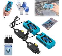 Automotive Circuit Fault Probe Tester, High-Precision Current Tester, 20A 48V Car Relay Fuse Blade Checker with Blue Backlight LCD Screen & Front Light, Automotive Circuit Testers (2pcs)