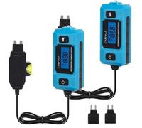 Automotive Circuit Fault Probe Tester, Portable High-Precision Current Tester, 20A 48V Car Relay Fuse Blade Checker with LED Display & Front Light, Short & Open Finder(2pcs)