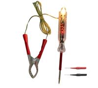 Automotive Circuit Tester - PC Car Fuse Tester - 5.11x3.54x0.90 Inches Electric Circuit Pen - Automotive Includes Probe, Flashlight, Digital Voltage Display For Vehicles, Car, RV