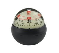Automotive Compass Ball, Adjustable Compass Ball Double Dials, Luminous Design Dash Mount Compass Ball for Cars, Boats, and Vehicles, Outdoor Navigation Tool,Adjustable Automotive Compass
