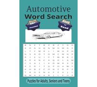 Automotive Crossword Puzzle Book: A Fun & Challenging Automotive Crossword Puzzle Book with 50+ Car-Themed Puzzles - Perfect 6×9 Inches, 110 Pages of ... Sharpen Your Mind with Automotive Terms.