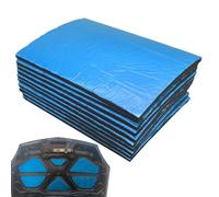 Automotive Deadening Mat - 10Pcs Heat Insulation Mat, Car Deadener with Adhesive Backing | Engine Firewall Roof Door Heat Proof Automotive Proof Insulation Material