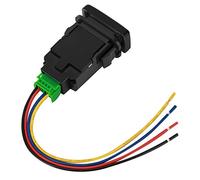 Automotive Interruttore a Pulsante 4 Poli 12V Interruttore Finestra Tappo Pulsante con Indicatore LED per 2006-2011 / Land Cruiser 2008-2017/2015 ecc.