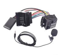 Automotive modulo wireless AUX kit microfono set per blupunkt per vdo | Modelli di veicoli compatibili con sistemi Blaupunkt o vdo o Bosch RD4, riproduzione audio wireless