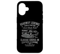 Automotive Nostalgia Classic Car Cruise-in Design invecchiato Custodia per iPhone 16