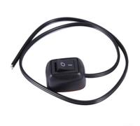 Automotive per interruttore a levetta Configurazione di montaggio con cavo per fendinebbia per luci ad anello 12 V 10 A DC controllo del carico (200 cm)