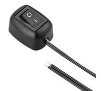 Automotive per interruttore a levetta Configurazione di montaggio con cavo per fendinebbia per luci ad anello 12 V 10 A DC controllo del carico (50 cm)