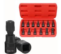 Automotive per Set di Prese per torx 13pz 3/8in Unità Prese per cave da T8 a T70