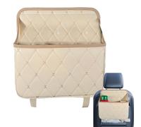 Automotive Seat Back Organizer, Pu Leather Car Storage Bag, Large Capacity Hangable Design, Multi Functional Comfort, Interior Accessory for Trucks Suvs Rvs Daily Travel