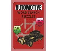 Automotive Word Search Puzzle: 50+ Car-Themed Puzzles|Easy to Read for car lovers, automobile enthusiasts, Gearheads, Drivers & Mechanics - Fun Brain Games for All Ages