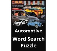 Automotive Word Search Puzzle: Automotive-themed word search puzzle