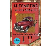 Automotive Word Search Puzzle Book: Easy to read word search book about Automotive, Cars, Tools, etc! | 6x9 inches 110 pages | Give the gift of screen free entertainment, ultimate travel companion.