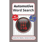 Automotive Word Search Puzzle Book: Word Search with Easy To Read Print About Automotive, Cars, Mechanics and More | 6x9 inches, 110 pages | 50+ Puzzles Gift For Vacations, Holidays and Free Times