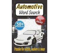 Automotive Word Search Puzzle Book: Word Searches with Easy to Read Print about Automotive, Cars , Mechanics and More | 6x9 inches, 110 pages | 50+ ... Gift for Vacations, Holiday and Free Times