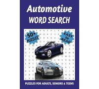 Automotive word search puzzle book: Word Searches with Easy to Read Print about Automotive, Cars, Motorcycles and more [6x9 inches, 110 pages] 50+ ... Gift for Vacations, Holidays and Free Times.