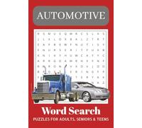 Automotive Word Search Puzzle Book: Word Searches with Easy to Read Print about Cars, Engines, Racing, Auto Parts and More | 6x9 inches, 110 pages | ... Road Trips, Car Lovers, and Relaxation Time