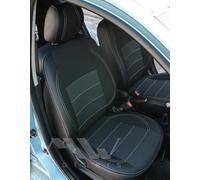 autooggetti Fodere coprisedili su misura compatibili con Hyundai Getz (2002-2011) (Cucitura grigia)