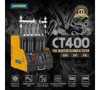 AUTOOL Auto GDI EFI FEI Piezoelettrico Iniettore di Carburante Pulitore & Tester Macchina 6 Cilindri Iniettore di Carburante Pulitore Tester CT400