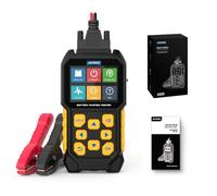 AUTOOL BT460 12V/24V Car Battery Tester 100-2400 CCA Analizzatore digitale di avviamento e di carica per autocarri pesanti, moto ATV SUV e altro ancora