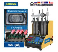 AUTOOL CT150 Tester per la pulizia dell'iniettore di carburante per auto 4 cilindri ugelli per iniezione di benzina per moto strumento per test di pulizia ad ultrasuoni