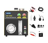 AUTOOL Rilevatore di Perdite della Macchina del Fumo dell'automobile EVAP, Strumento Diagnostico di Perdita della Linea del Carburante Automobilistica con Il Flussometro Regolabile