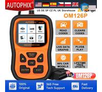 Autophix OM126P Lettore di codici scanner OBD2 Scanner automobilistico EOBD JOBD Strumenti di scansione universali Analizzatore di motori per auto OBDII