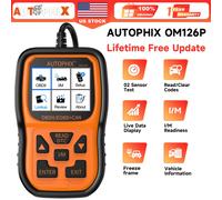Autophix OM126P Lettore di errori per scanner per auto Controllo luce motore Dispositivo diagnostico OBD2 per tutte le auto OBDII dopo il 2002