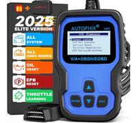 AUTOPHIX V007 OBD2 Scanner Compatibile con Volkswagen VW Audi Skoda Seat Auto Strumento Diagnostico con Motore ABS Airbag Trasmissione Codice Lettore Adattamento Acceleratore Controllare Olio Reset