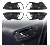 Autophoton Per Puma 2019 2020 2021 2022 2023 - Mascherina per maniglie interne in plastica ABS, colore fibra di carbonio, 4 pezzi
