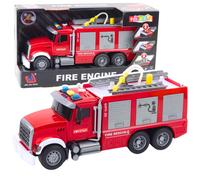 Autopompa dei vigili del fuoco con effetto acqua, luci e suoni 1:14
