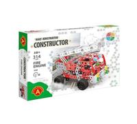 AUTOPOMPA DEI VIGLI DEL FUOCO in metallo CONSTRUCTOR alexander toys 314 PEZZI et